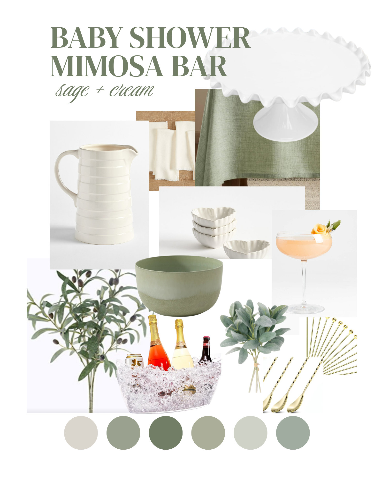 Baby Shower Mom-osa Bar