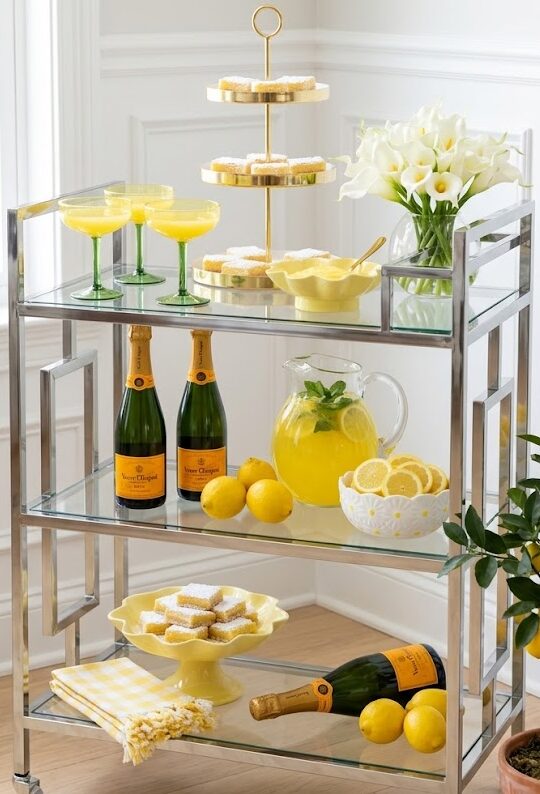 Lemon Mimosa Bar